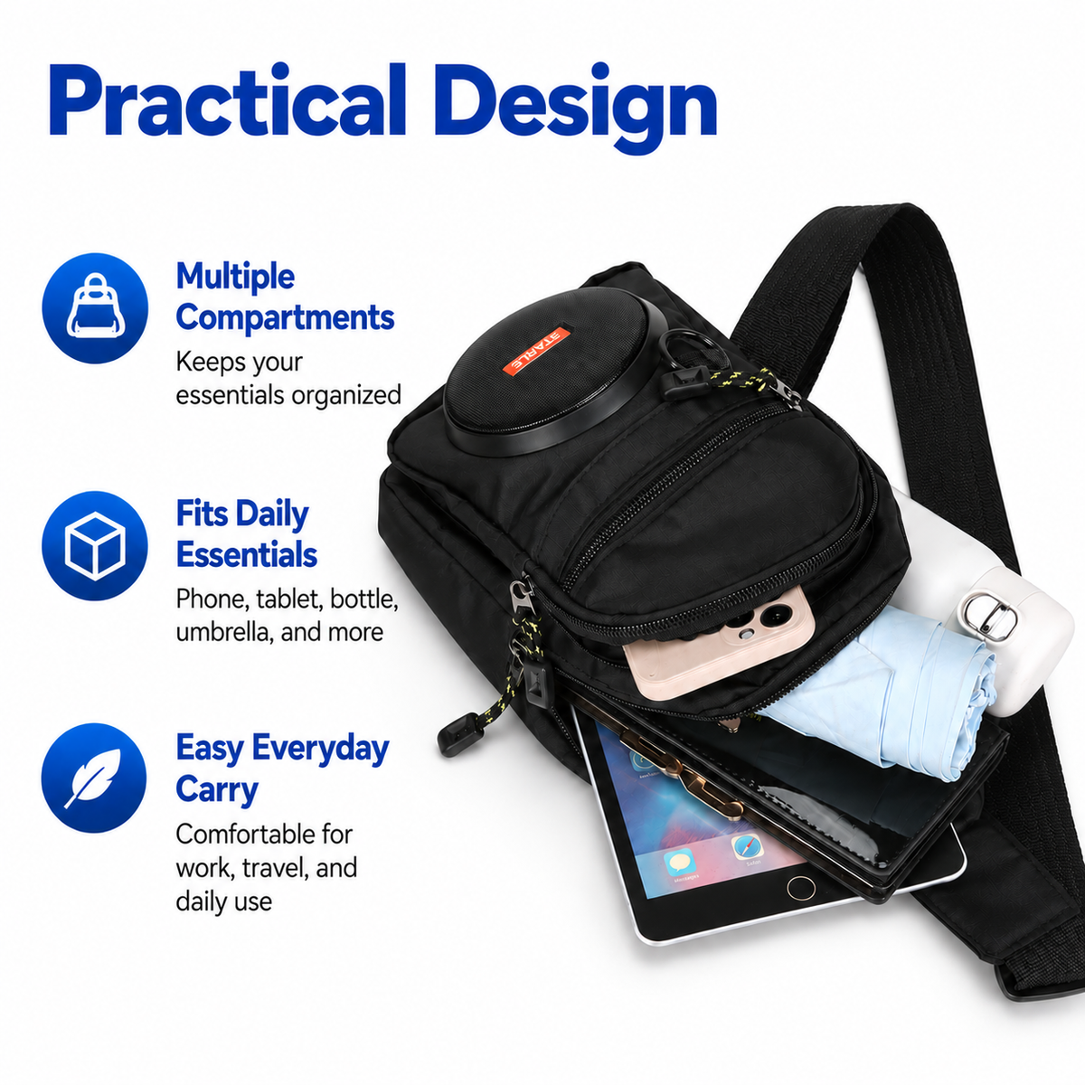 Crossbody Speaker Bag