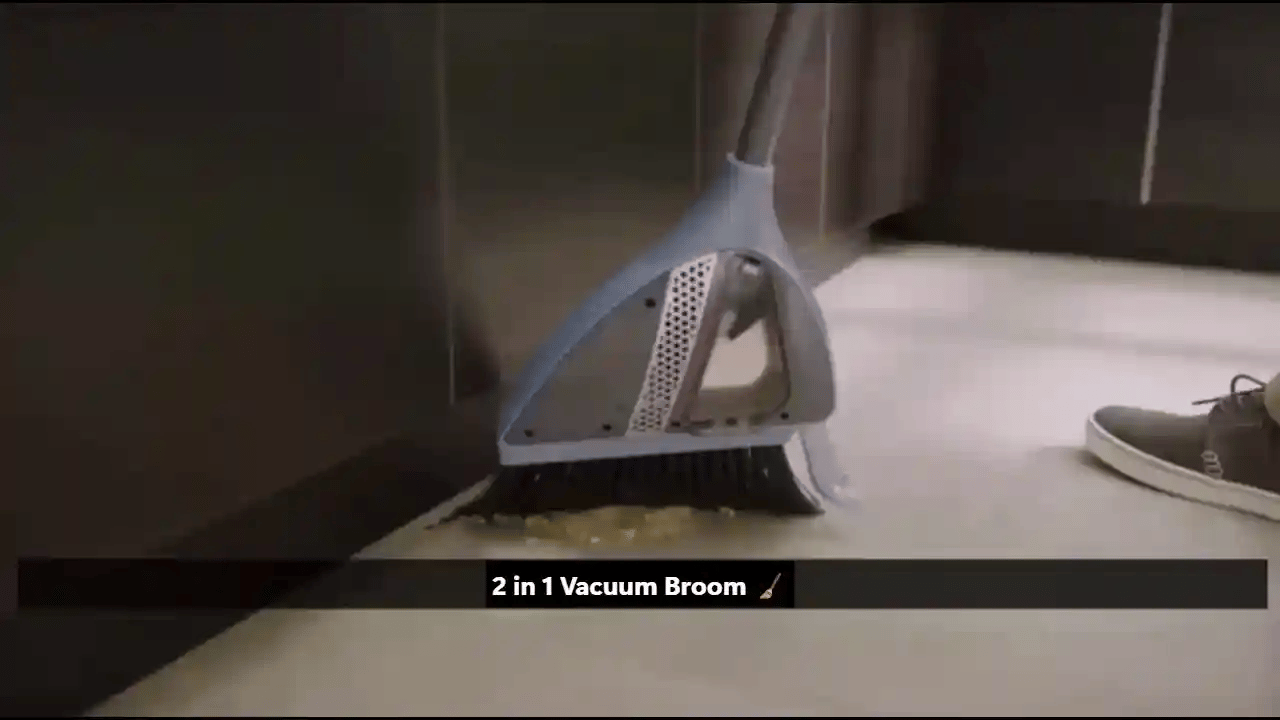 2-in-1 Vacuum Broom