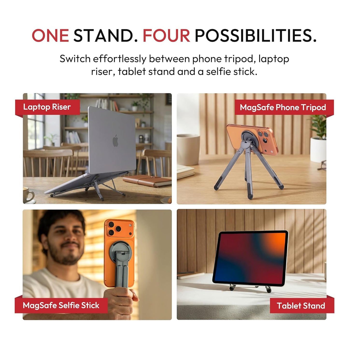3-in-1 Magnetic Stand