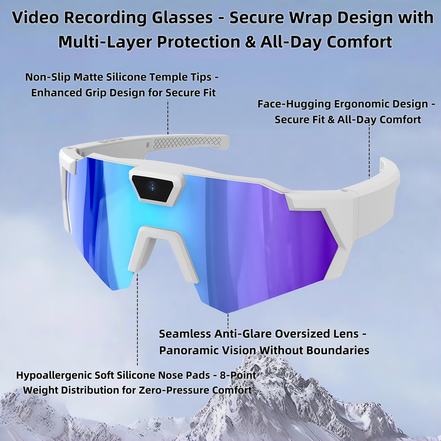 POV Action Sunglasses +  Free 16GB MicroSD Card