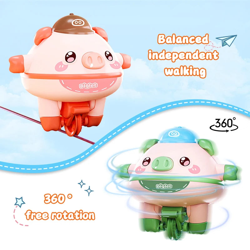Tightrope Balance Pig