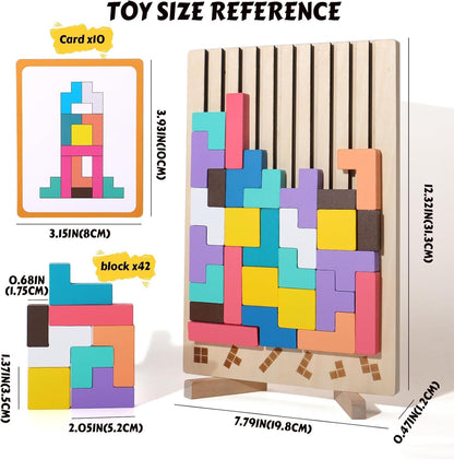 Wooden Stack Puzzle