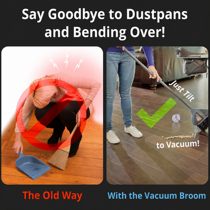 2-in-1 Vacuum Broom